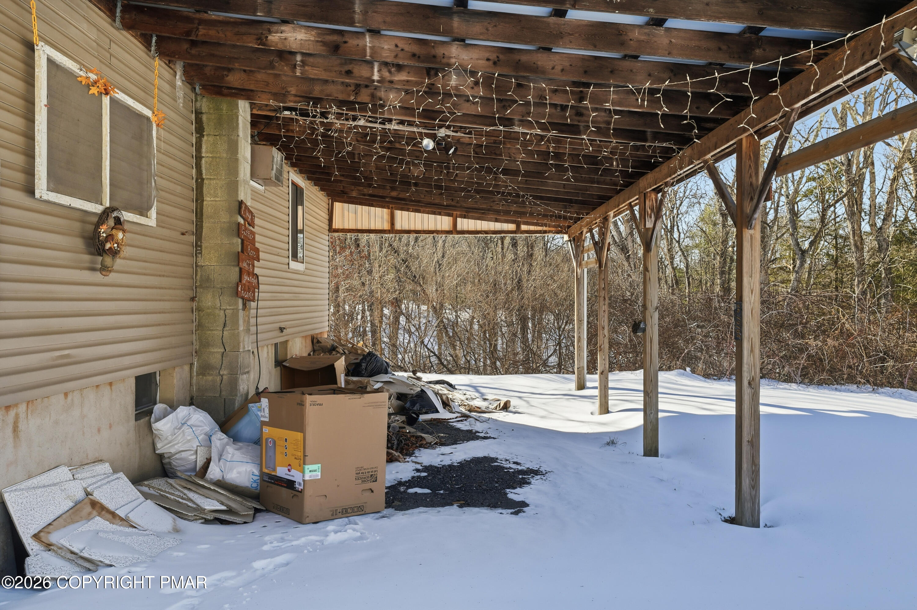361 Interchange Road Kresgeville, PA 18333 - Photo 38 of 48 a roof deck with table and chairs