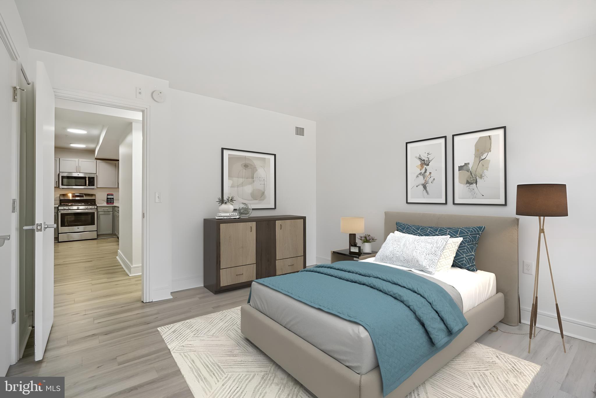 800 4th Street Southwest, Unit S120 Washington, DC 20024 - Photo 11 of 20 2nd bedroom has space to serve as a real bedroom!