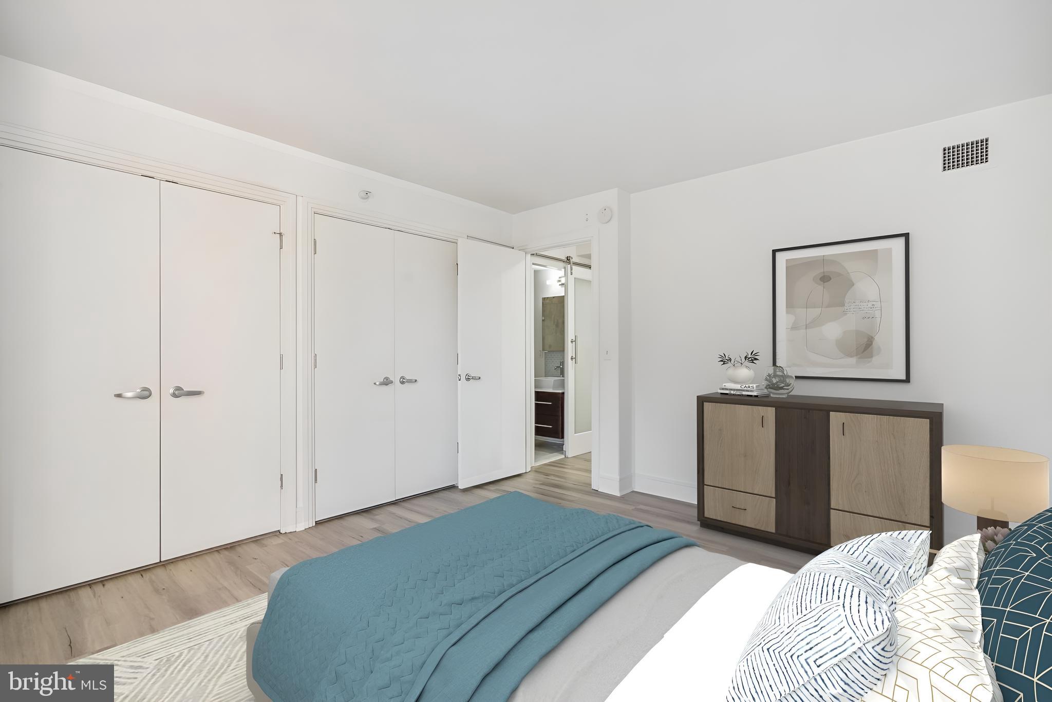 800 4th Street Southwest, Unit S120 Washington, DC 20024 - Photo 12 of 20 2nd bedroom has a wall of closets!