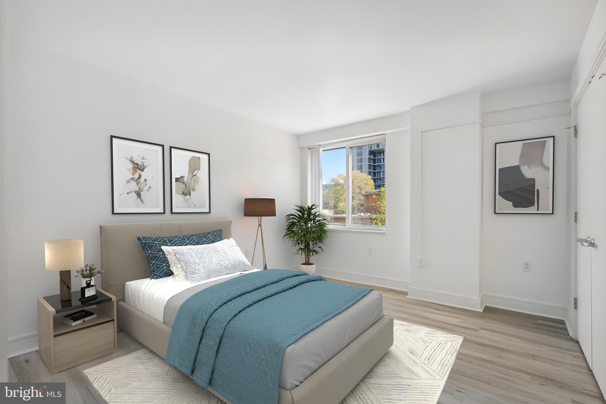 800 4th Street Southwest, Unit S120 Washington, DC 20024 - Photo 10 of 20 2nd bedroom has space to serve as a real bedroom!