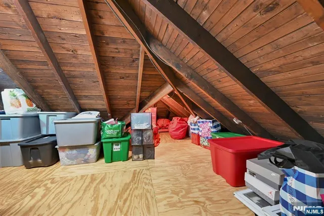 a view of a backyard with sitting area