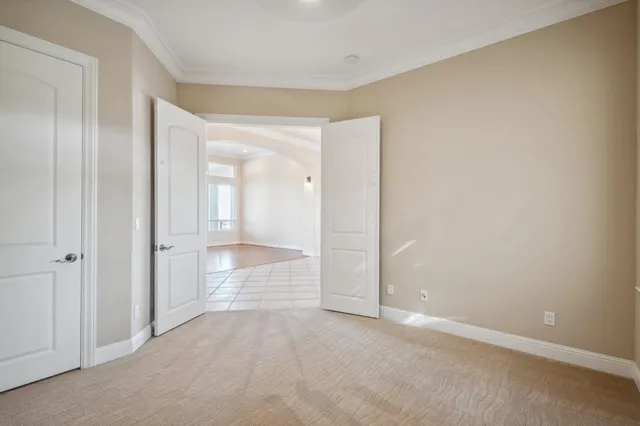 a view of an ocean with city