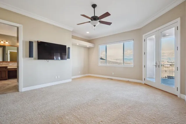 a front view of a house with a yard outdoor seating and entertaining space