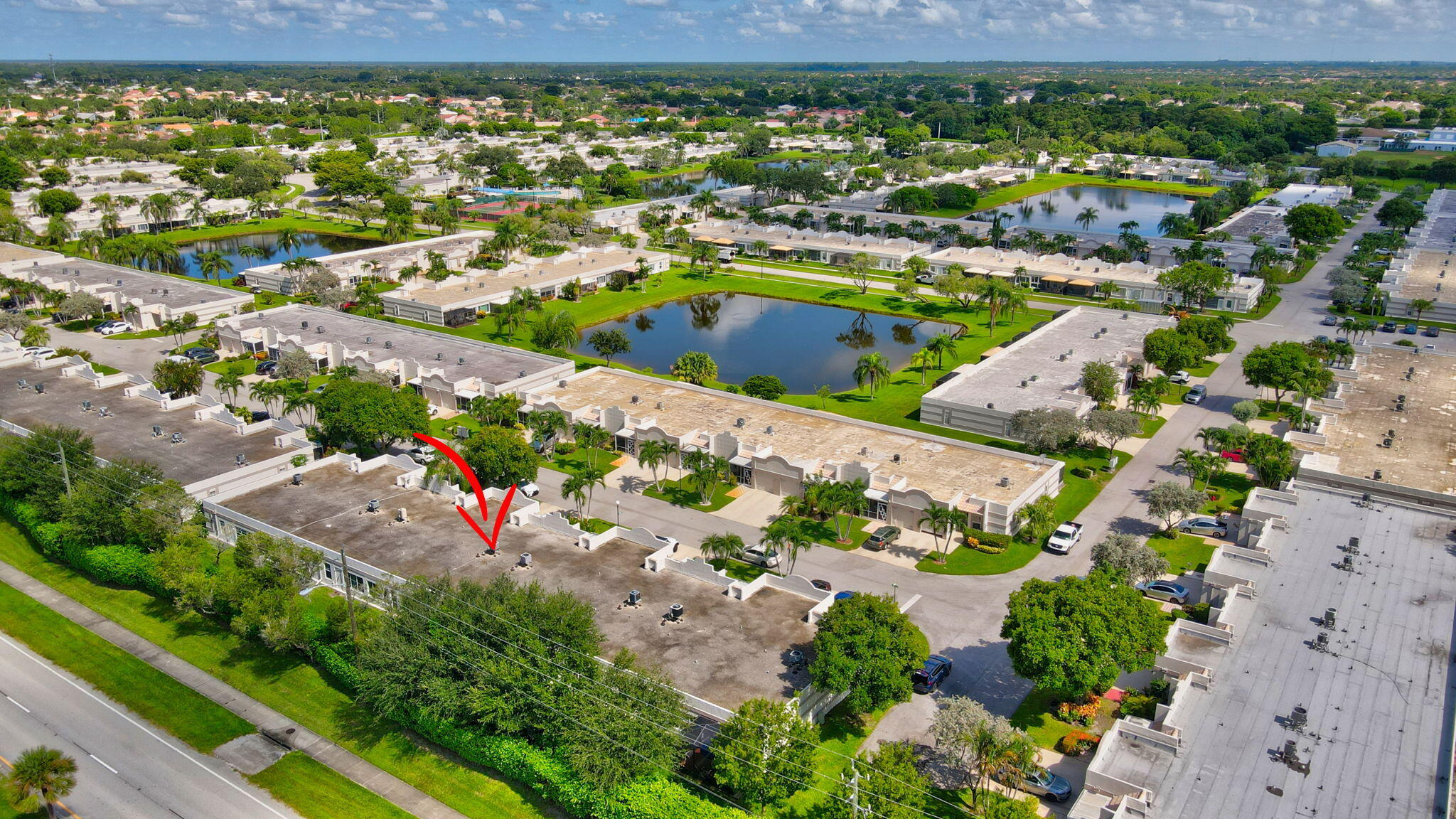 9070 Fairbanks Lane, Unit 4 Boca Raton, FL 33496 - Photo 37 of 39 AERIAL VIEW OF PROPERTY...