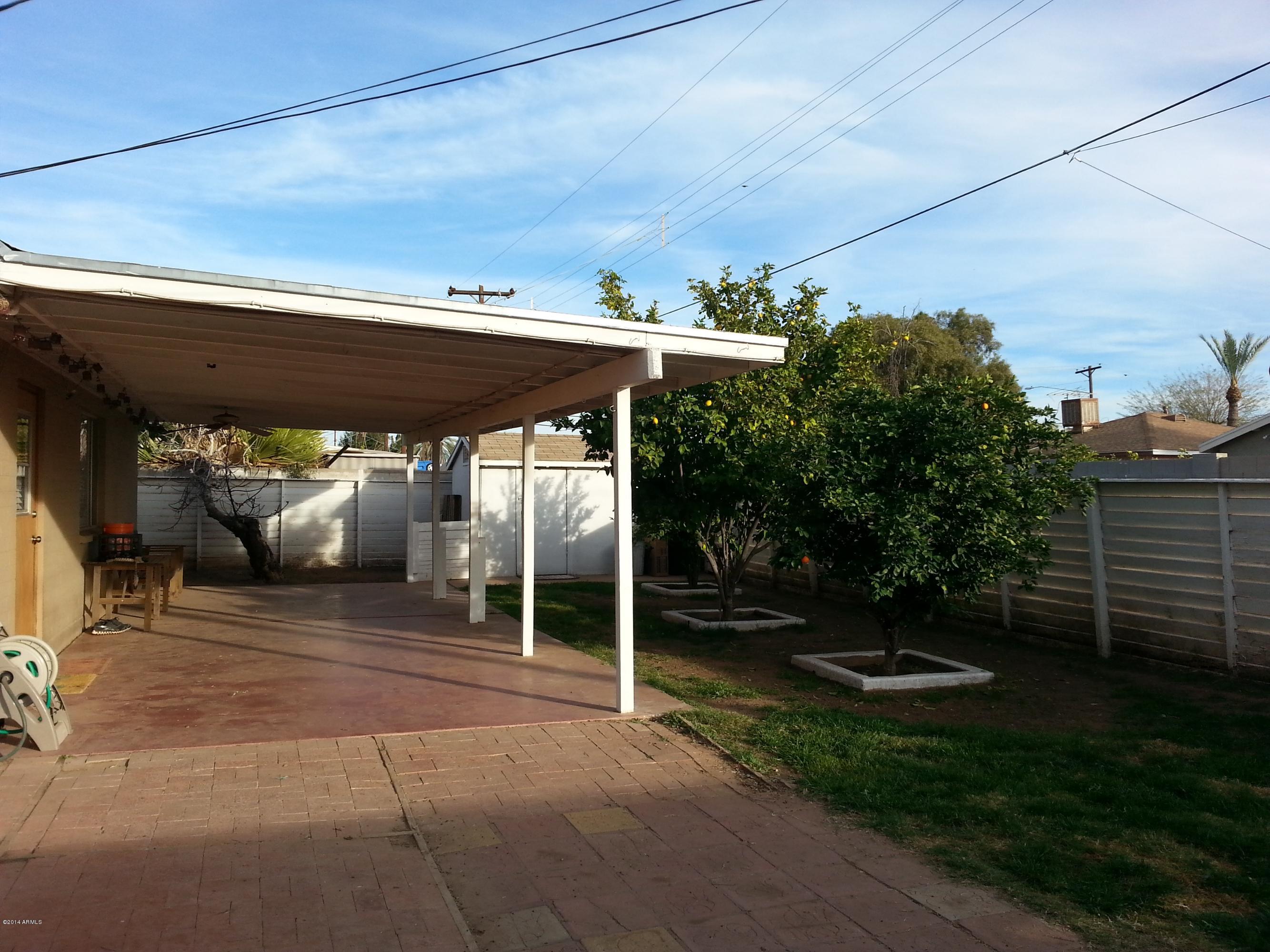 3337 East Granada Road Phoenix, AZ 85008 - Photo 19 of 22 back covered patio