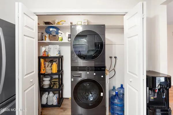 a close view of utility room