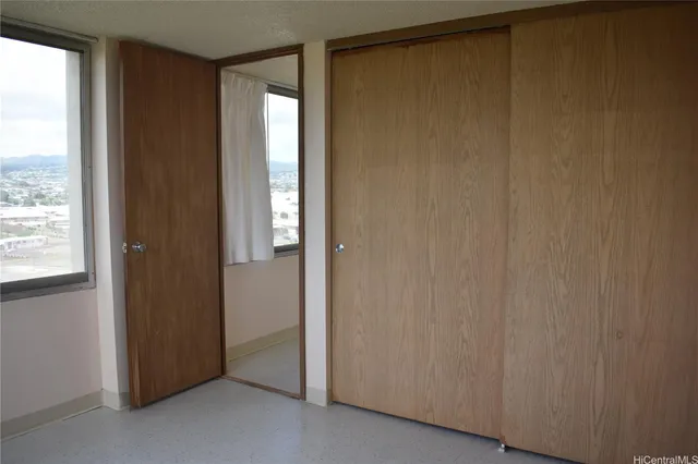 a view of an front door