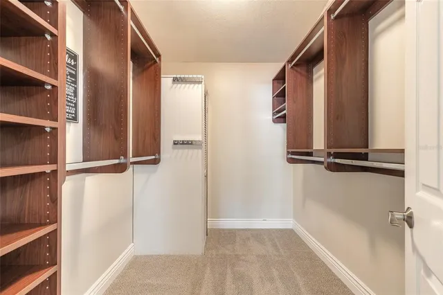 a view of walk in closet