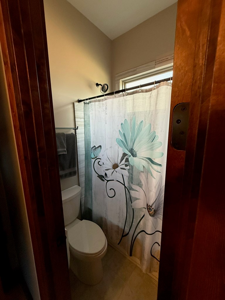 3331 Gumlog Road Young Harris, GA 30582 - Photo 32 of 39 a bathroom with a toilet and a shower