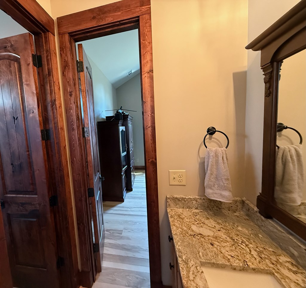 3331 Gumlog Road Young Harris, GA 30582 - Photo 33 of 39 a view of a bathroom from a hallway