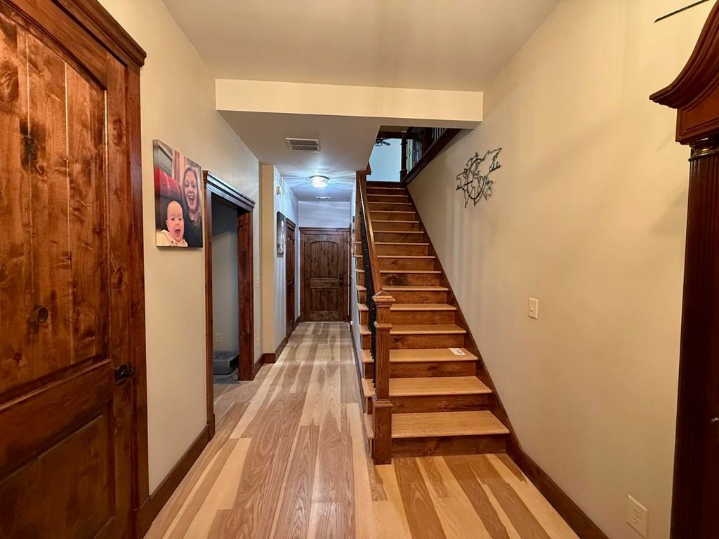 3331 Gumlog Road Young Harris, GA 30582 - Photo 37 of 39 a view of entryway and hall with wooden floor