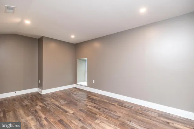 a view of empty room