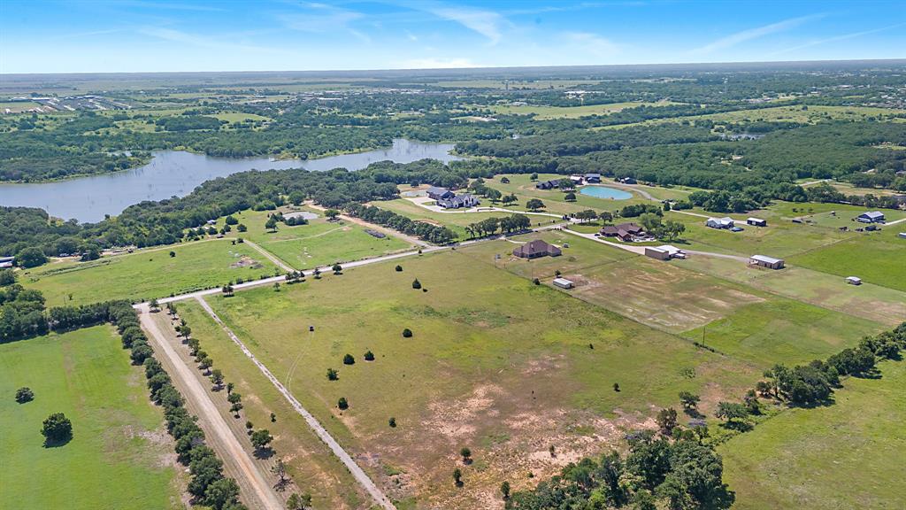 23507 Alexander Road Pilot Point, TX 76258 - Photo 4 of 26 Aerial overview of property's location featuring a nearby body of water and rural landscape