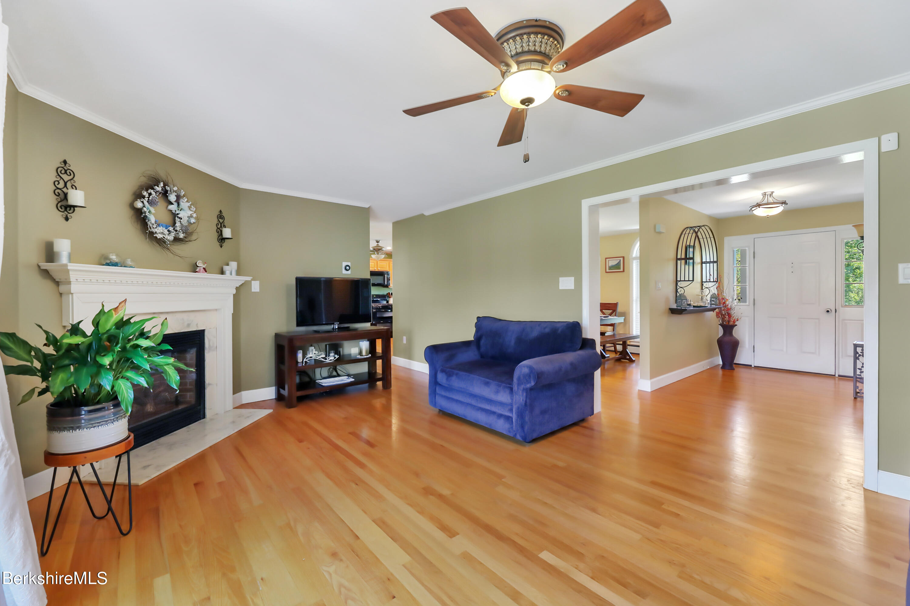 144 East Road Adams, MA 01220 - Photo 16 of 72 a living room with furniture and a flat screen tv