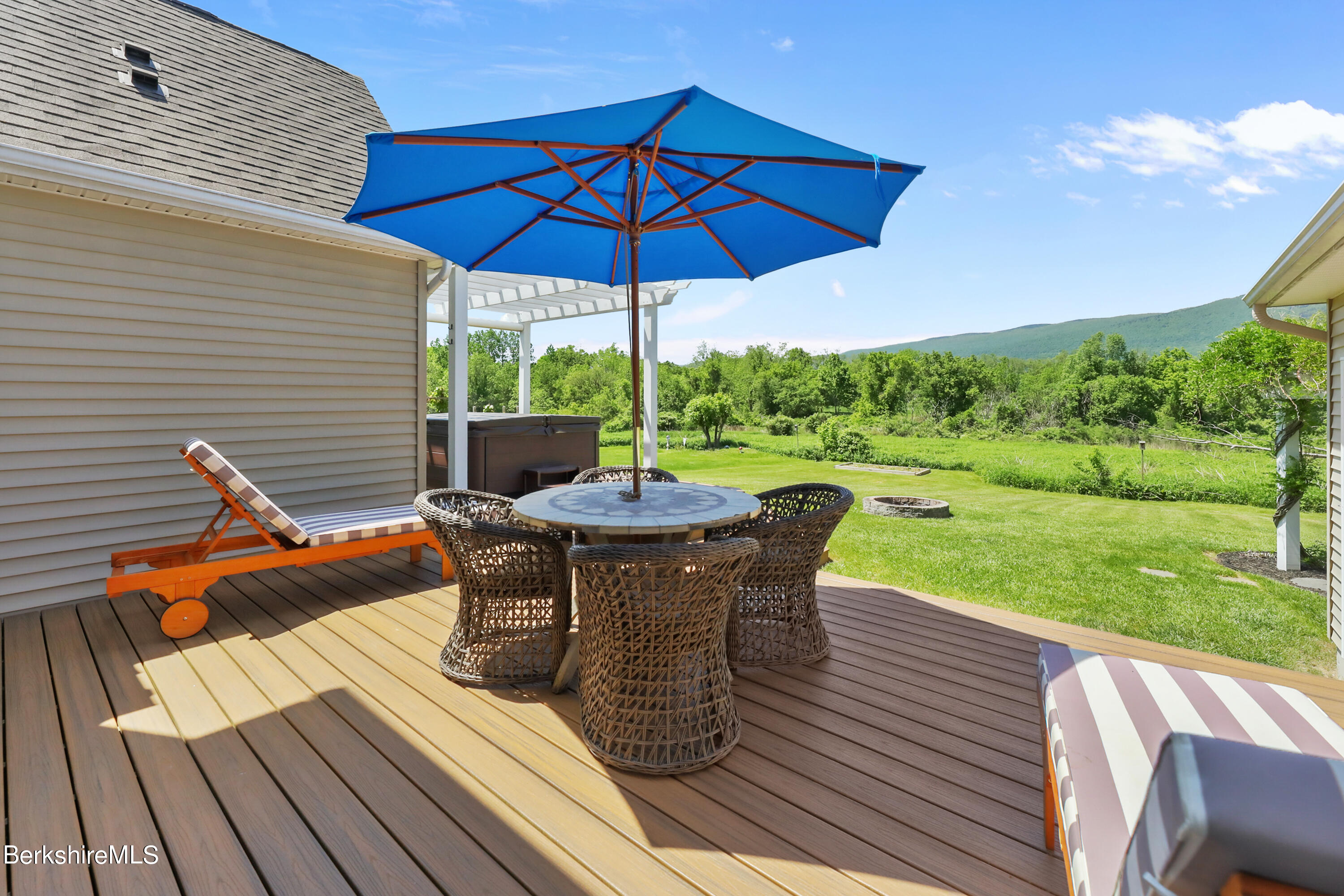 144 East Road Adams, MA 01220 - Photo 47 of 72 a view of a deck with furniture and yard