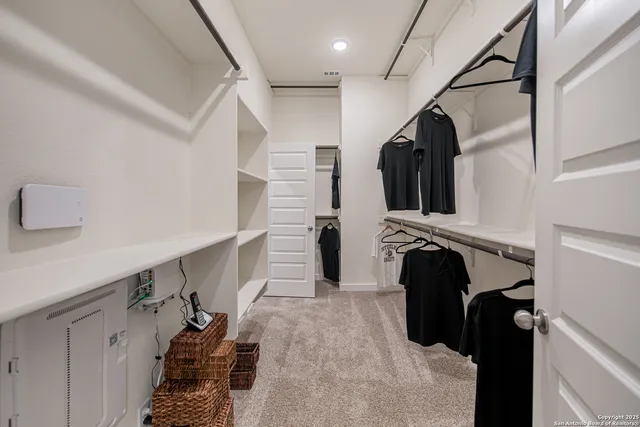 a view of walk in closet