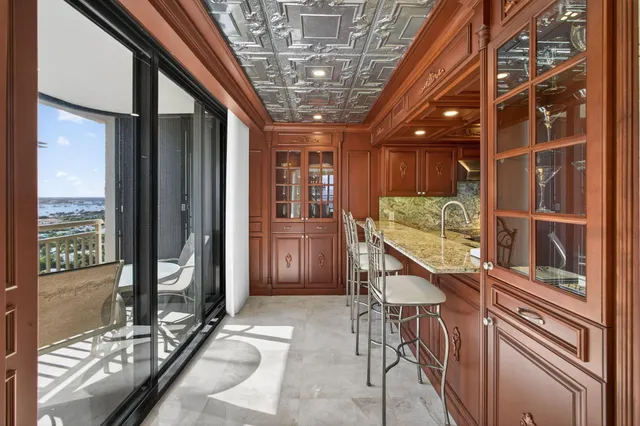 a view of hallway with washer and dryer