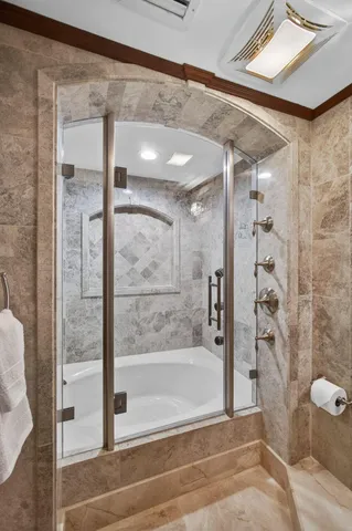 a view of an ocean and a beach