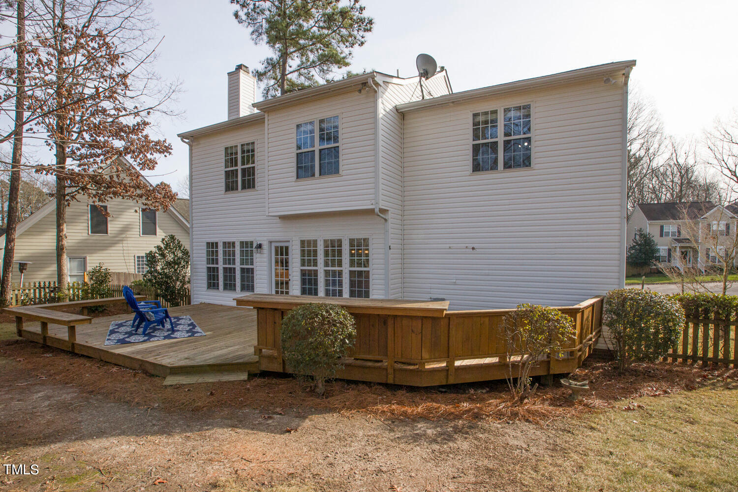 6324 Nowell Pointe Drive Raleigh, NC 27607 - Photo 45 of 50 a view of a house with backyard and sitting area