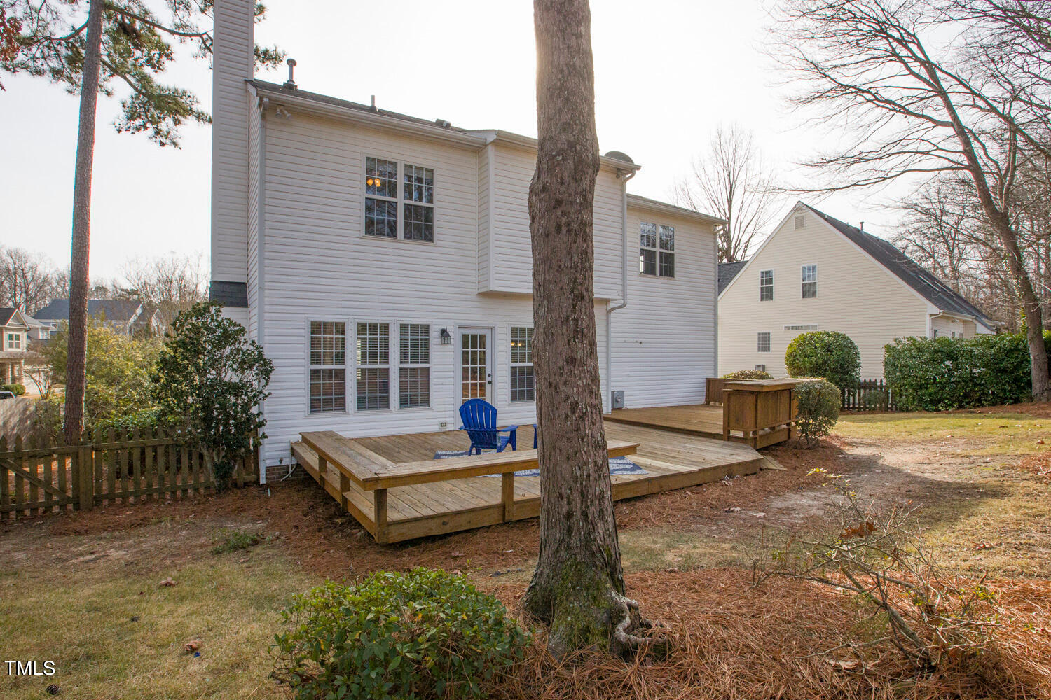 6324 Nowell Pointe Drive Raleigh, NC 27607 - Photo 47 of 50 a view of a house with backyard and sitting area