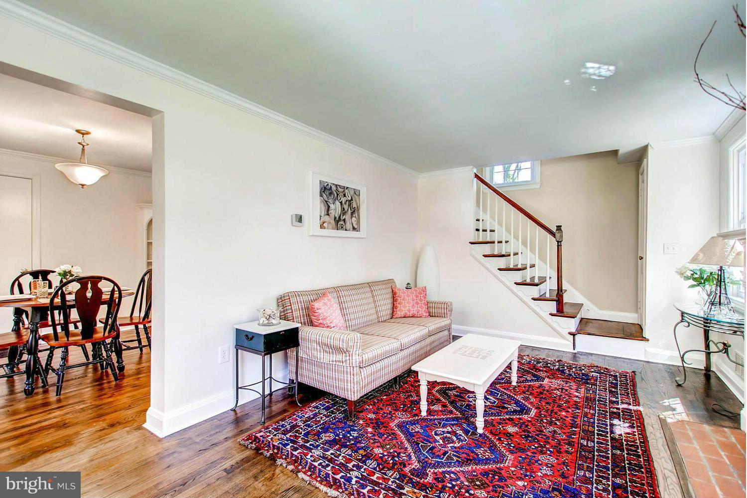 609 Cylburn Road Baltimore, MD 21208 - Photo 2 of 30 a living room with furniture and wooden floor