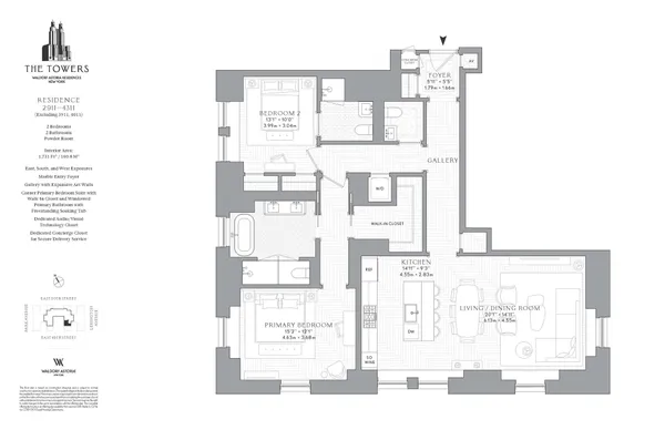 $6,150,000 | 303 Park Avenue, Unit 3811 | Midtown East