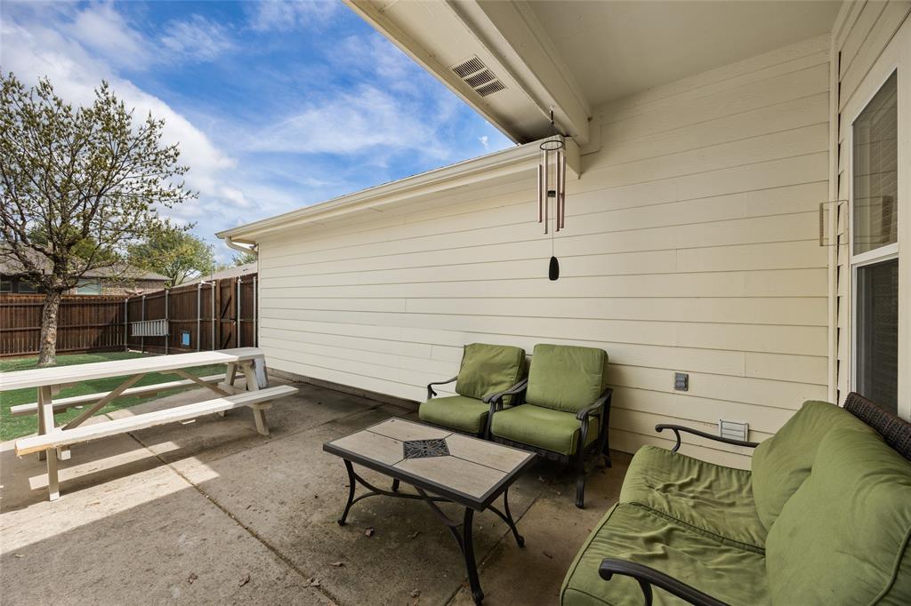 1260 Highbluff Lane Rockwall, TX 75087 - Photo 20 of 22 a roof deck with a couch and a potted plant