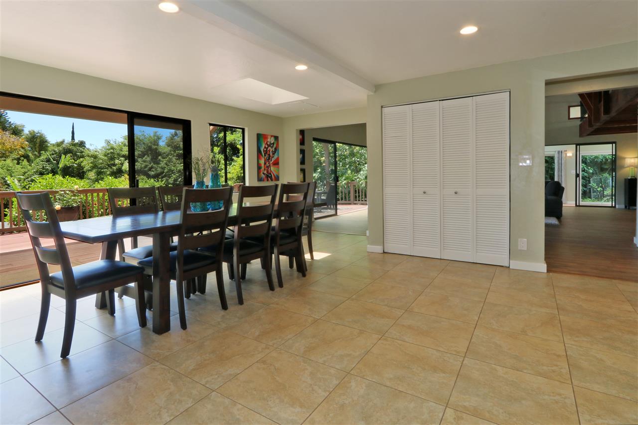 620 Awalau Road Haiku, HI 96708 - Photo 8 of 30 a view of a dining room with furniture window and outside view