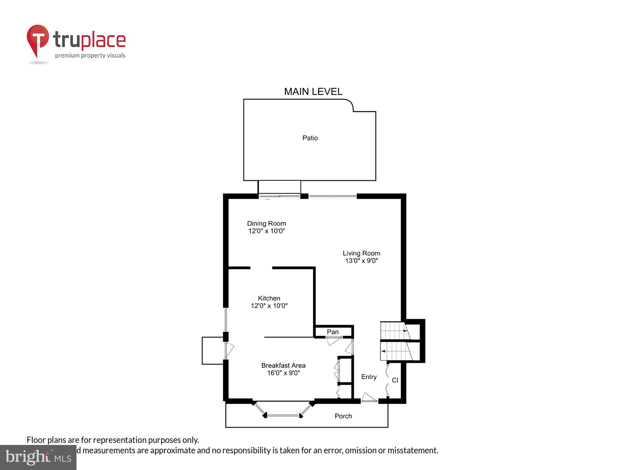 9 Fulham Court Silver Spring, MD 20902 - Photo 50 of 53 Main Level Floor Plan