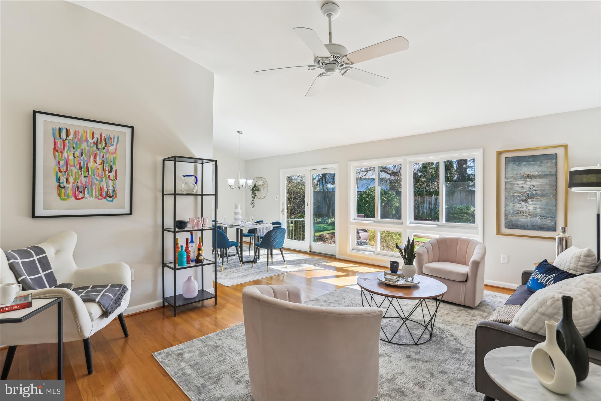 9 Fulham Court Silver Spring, MD 20902 - Photo 4 of 53 a living room with furniture and a large window