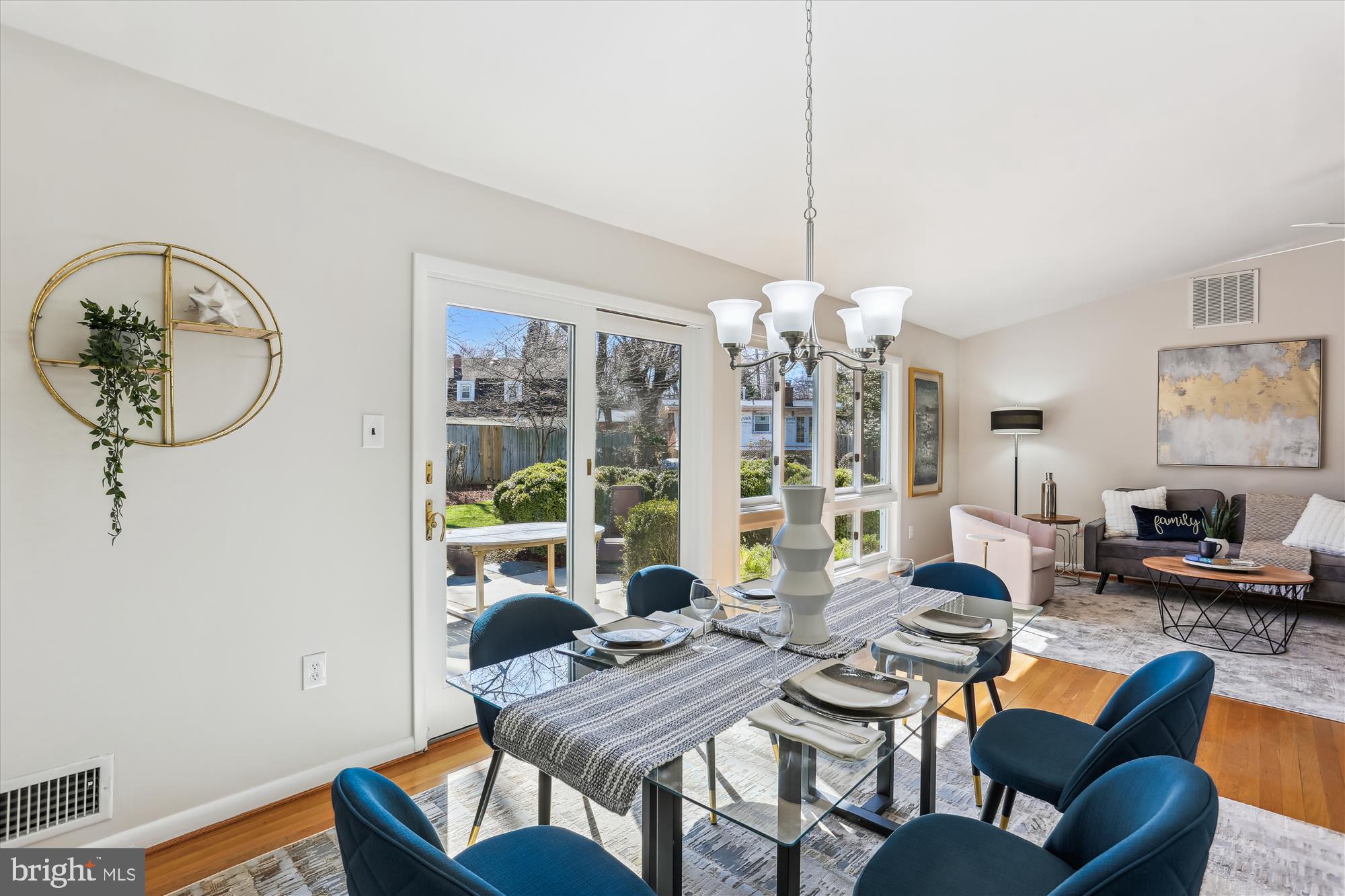 9 Fulham Court Silver Spring, MD 20902 - Photo 8 of 53 a view of a dining room with furniture window and outside view