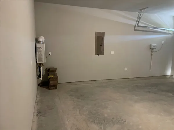 a view of a room with an empty space