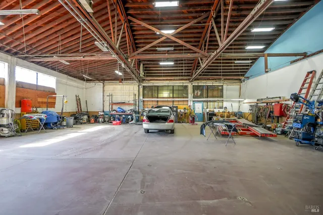 a view of a kitchen with swimming pool and a yard