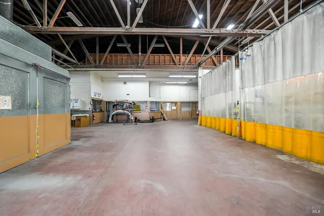 a view of storage and utility room