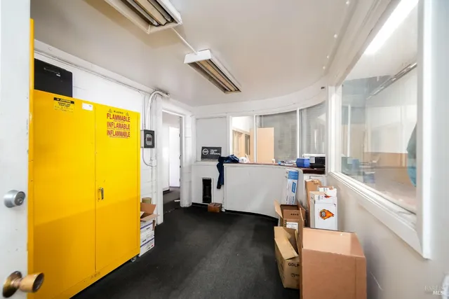 a view of a car park in balcony