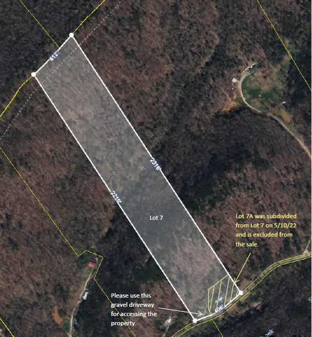 415 Simpson Road, Unit 7 Bulls Gap, TN 37711 - Photo 3 of 38 Speedwell Lot Map
