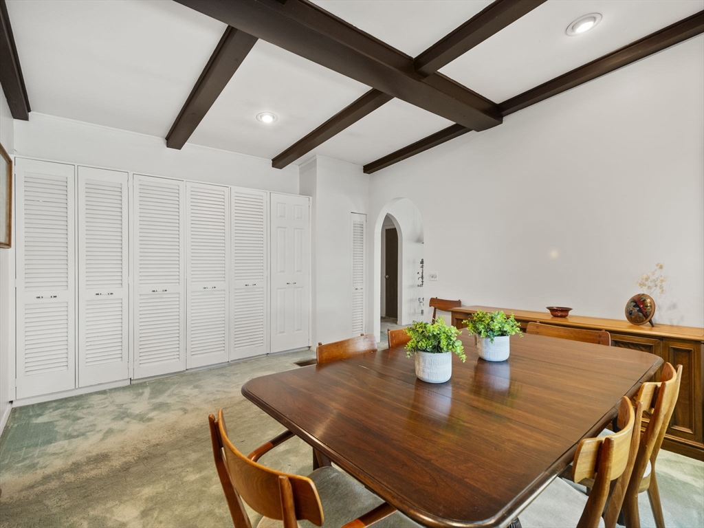 1997 Lunenburg Road Lancaster, MA 01523 - Photo 8 of 26 a dining room with furniture and a potted plant