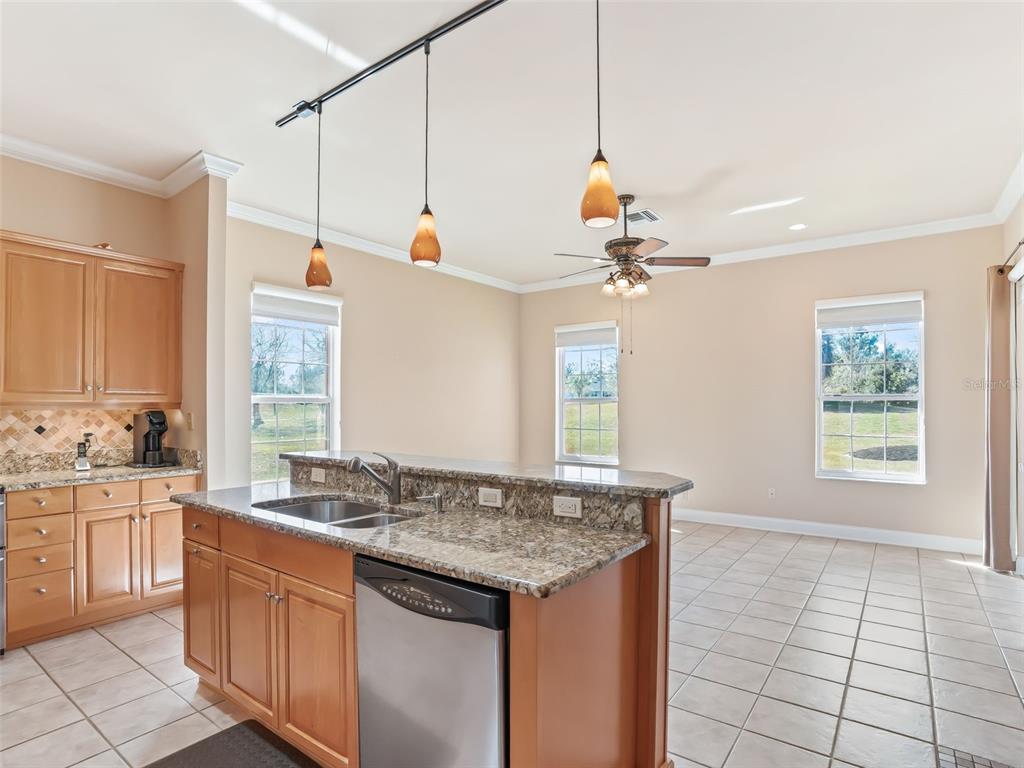 1412 Meadow View Way Lady Lake, FL 32159 - Photo 9 of 37 a kitchen with a sink cabinets and window