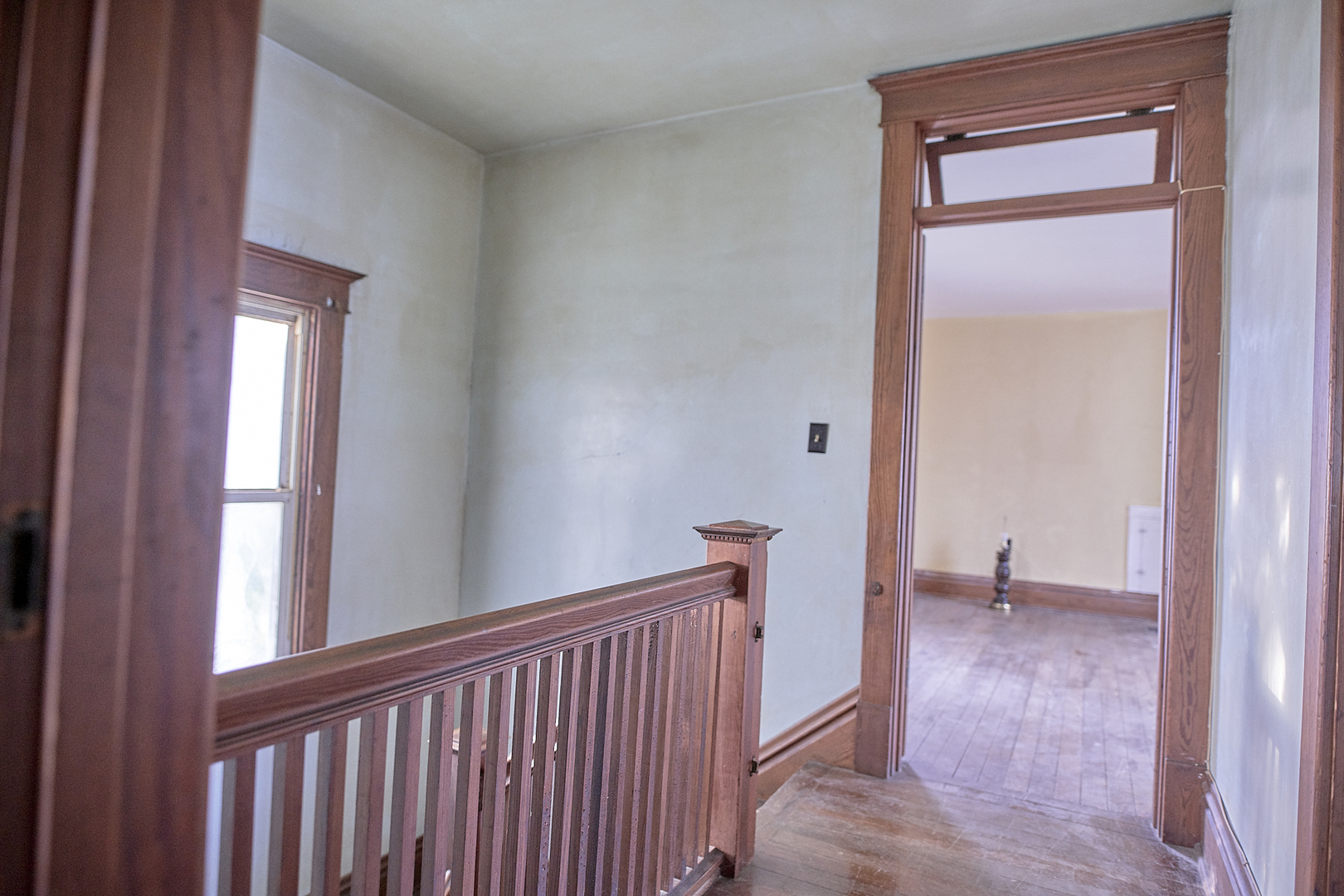 29721 East 3200 North Road Blackstone, IL 61313 - Photo 18 of 23 a view of a hallway with wooden floor and a bathroom