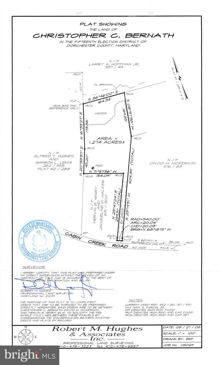 Cabin Creek Road Hurlock, MD 21643 - Photo 1 of 1 Survey