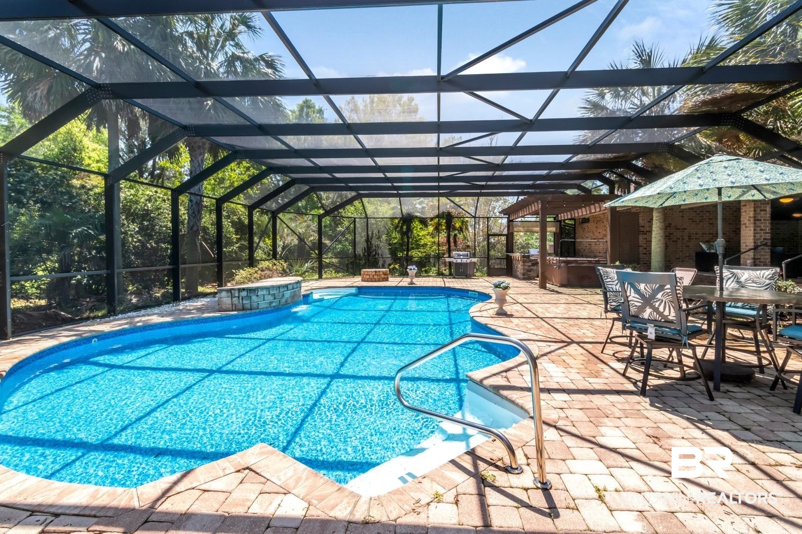 27890 Rileywood Drive Daphne, AL 36526 - Photo 42 of 49 Pool featuring a lanai and a patio area