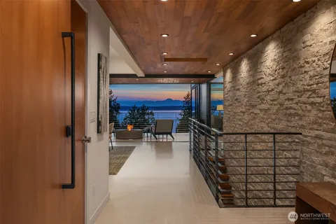 a view of lobby with furniture