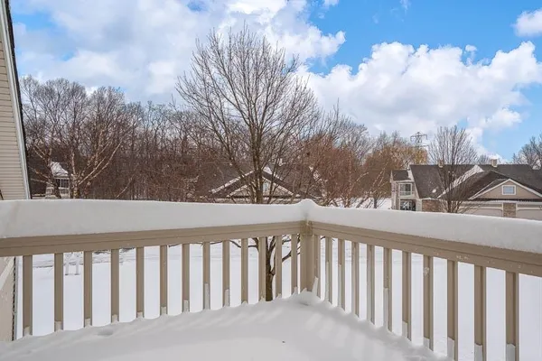a view of a wooden fence