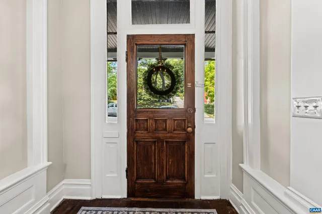 a view of a entryway