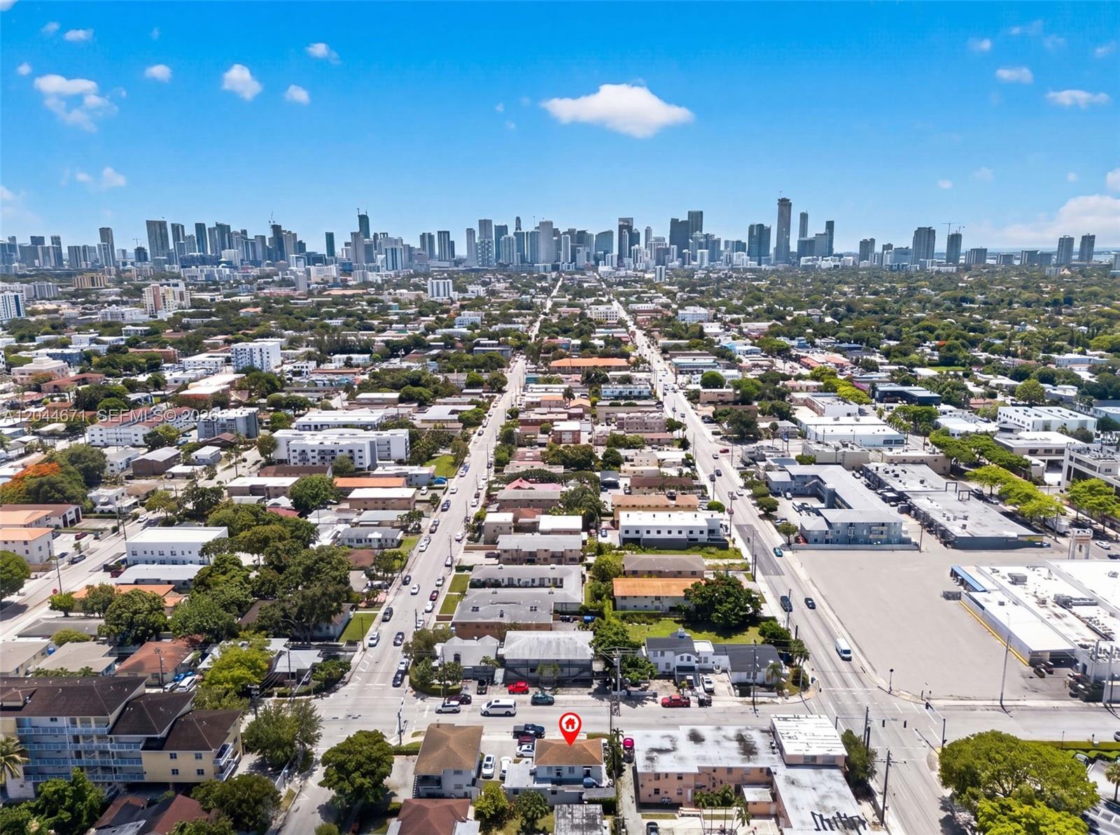 1900 Southwest 6th Street, Unit 6 Miami, FL 33135 - Photo 20 of 20 an aerial view of a city