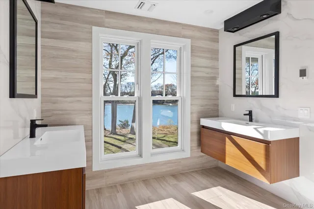 a bathroom with a sink and a bathtub
