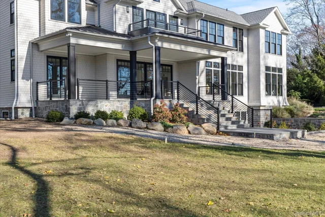 a view of a building with a swimming pool