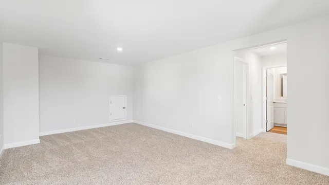 a view of an empty room