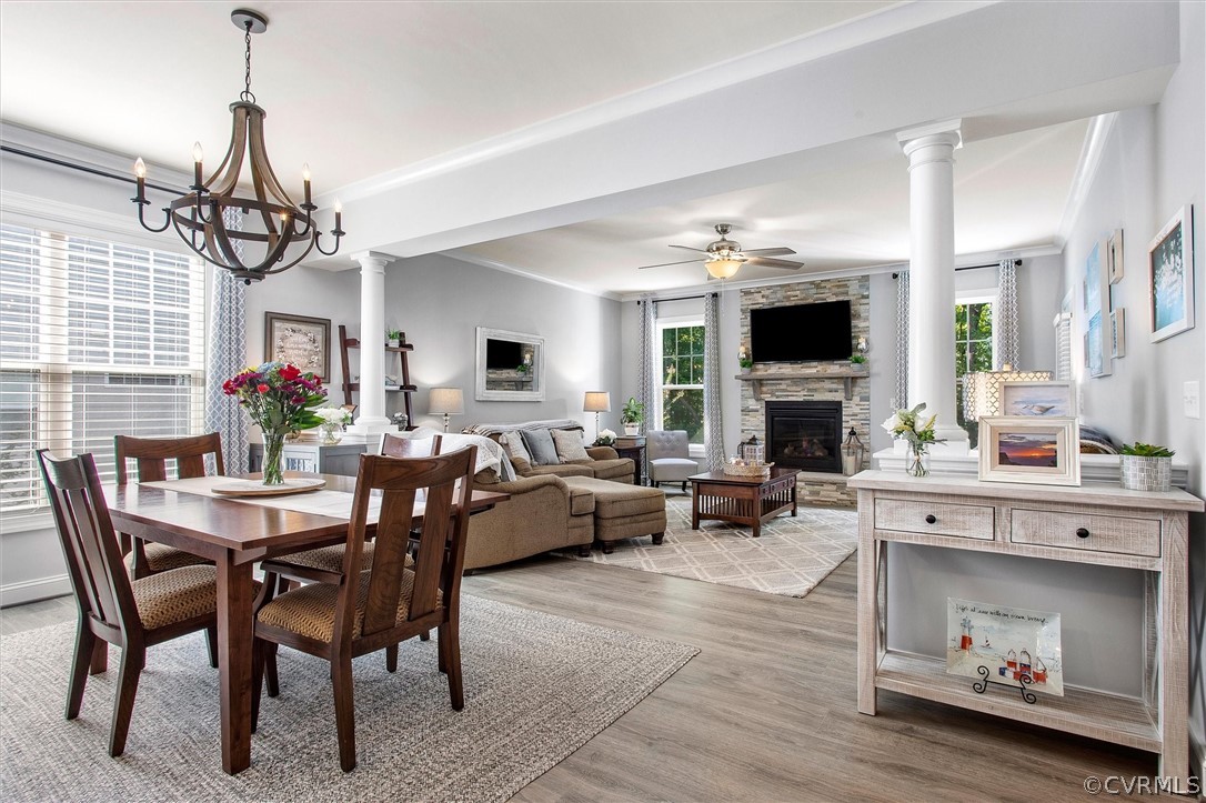 12233 Bremner Ridge Circle Manakin-Sabot, VA 23103 - Photo 18 of 49 a view of a livingroom with furniture window and wooden floor