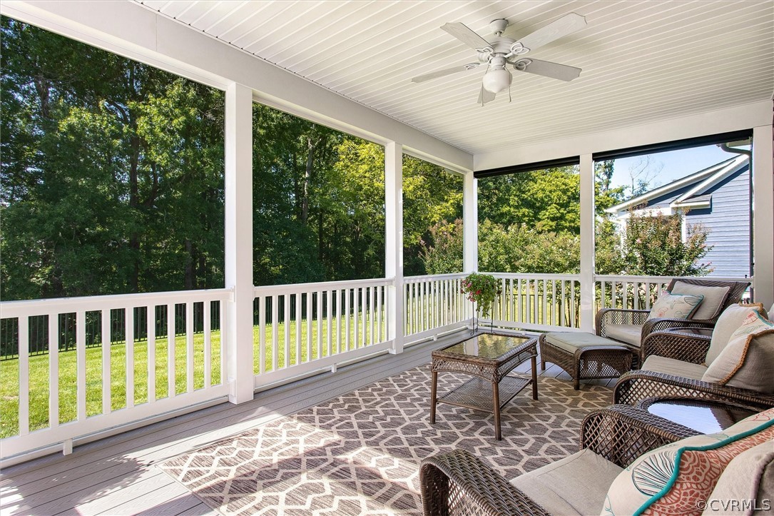 12233 Bremner Ridge Circle Manakin-Sabot, VA 23103 - Photo 36 of 49 a balcony with furniture and a garden